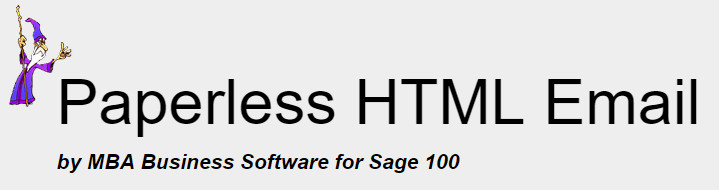 Paperless HTML Email