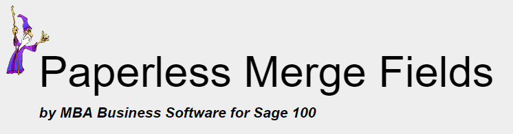 Paperless Merge Fields