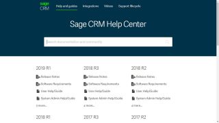 SageCRM Help Center